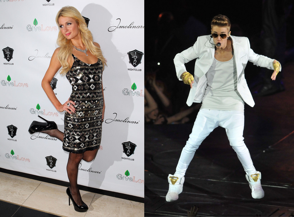 Paris Hilton i Justin Bieber