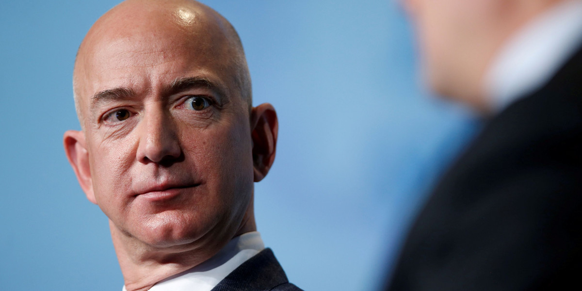FILE PHOTO: Amazon CEO Bezos discusses his company's new Fire smartphone in Seattle, Washington