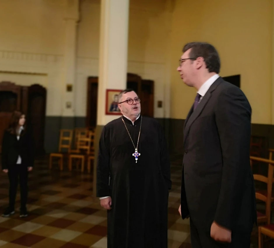 Vučić sa ocem Jakovom