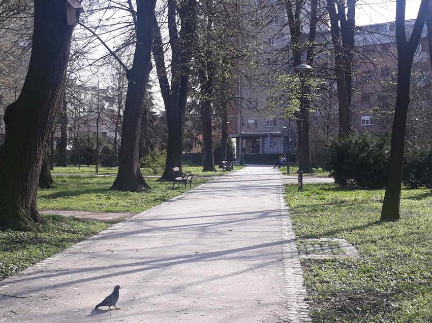 Šetalište u Šapcu prazno