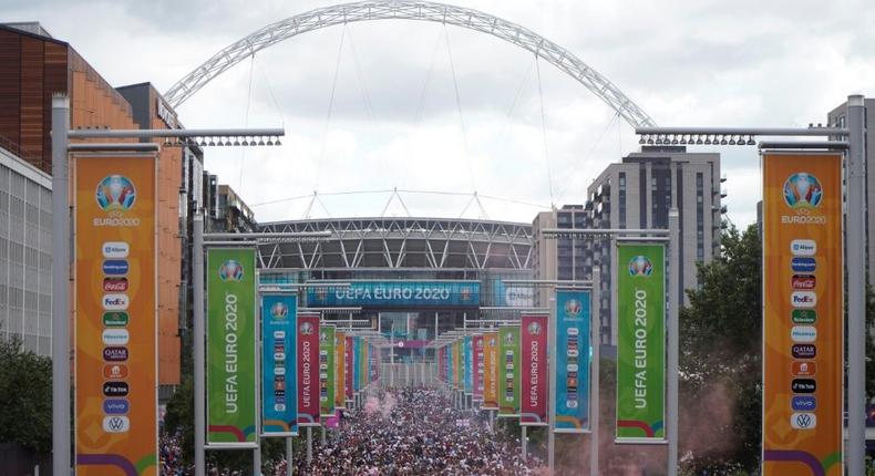 Wembley return - England Women will play again at the national stadium in October Creator: Niklas HALLE'N
