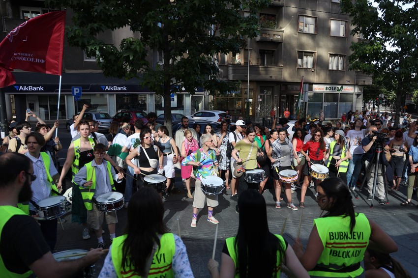 dom omladine protest