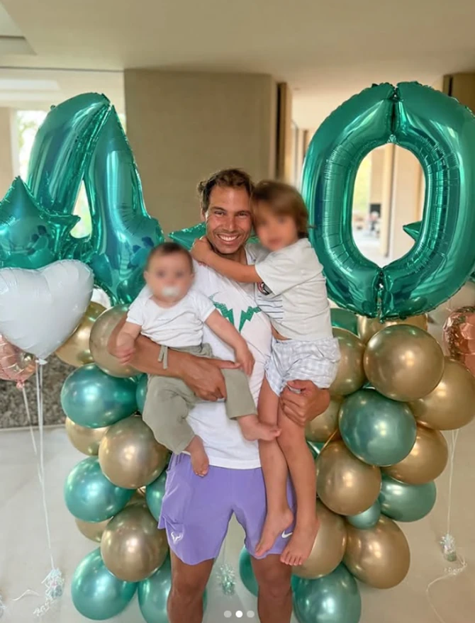 Rafael Nadal sa sinovima