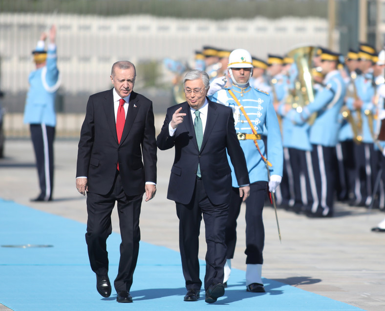 Prezydent Erdogan i Prezydent Tokajew, 10 maja 2022 r. w Ankarze