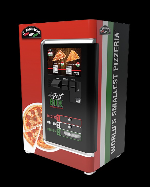 Automat do sprzedaży pizzy, źródło: 24/7 Pizza Box