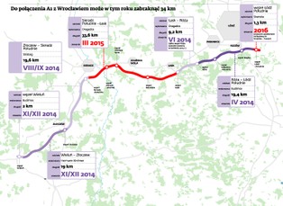 Ekspresówka z Wrocławia do Łodzi: pierwsze otwarcia przed Wielkanocą [mapa]