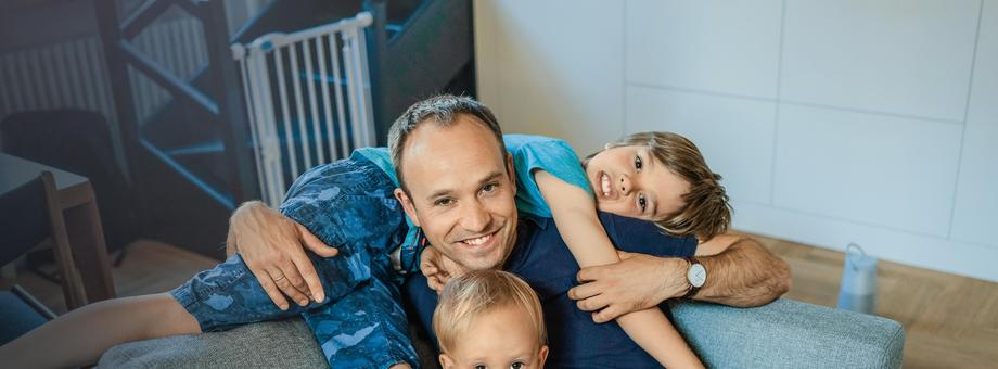 Piotr Zalewski, menedżer ds. komunikacji w Google, tata dwóch synów, skorzystał z trzymiesięcznego urlopu wychowawczego