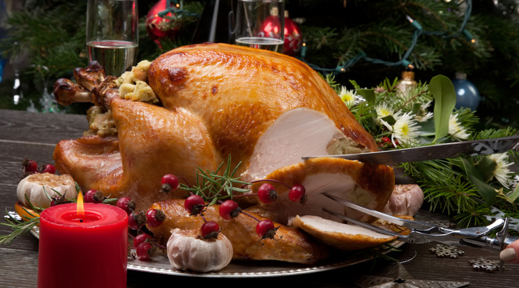 A pulyka egy tradicionális amerikai étel karácsonykor is / Fotó: Shutterstock