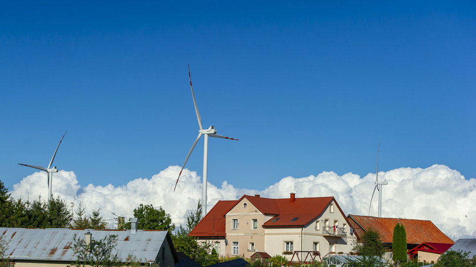 Elektrownia wiatrowa w Krasinie koło Pasłęka