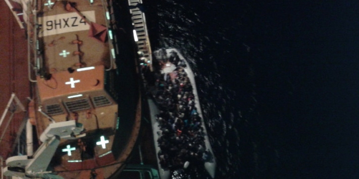 Polscy marynarze uratowali uchodźców z Afryki
