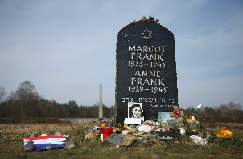 Symboliczny grób Anne i Margot Frank