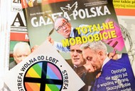 Naklejka Strefa wolna od LGBT w Gazecie Polskiej