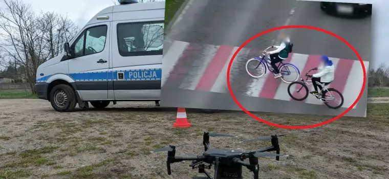 I cyk, mandacik! Kierowcy, rowerzyści i piesi byli obserwowani z powietrza [Wideo]