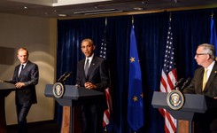 Obama po rozmowach z Tuskiem i Junckerem: Europa to największy przyjaciel USA
