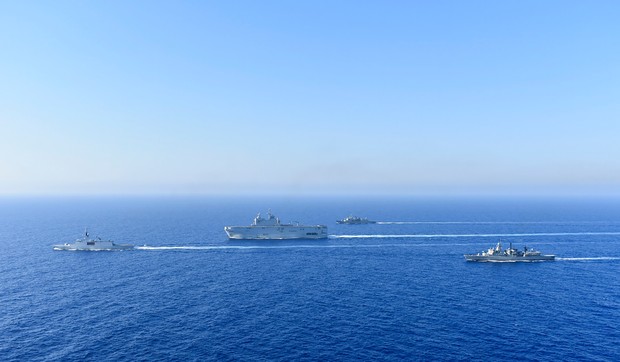 Grčka, Francuska, mornarica, Mediteran