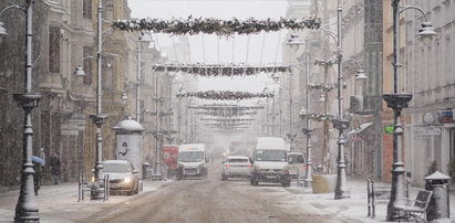 W Łodzi od lat bez zmian: Mały śnieg duże kłopoty