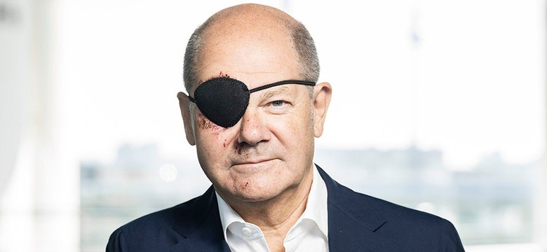 Kanclerz Olaf Scholz jak pirat. "Nie mogę się doczekać memów"