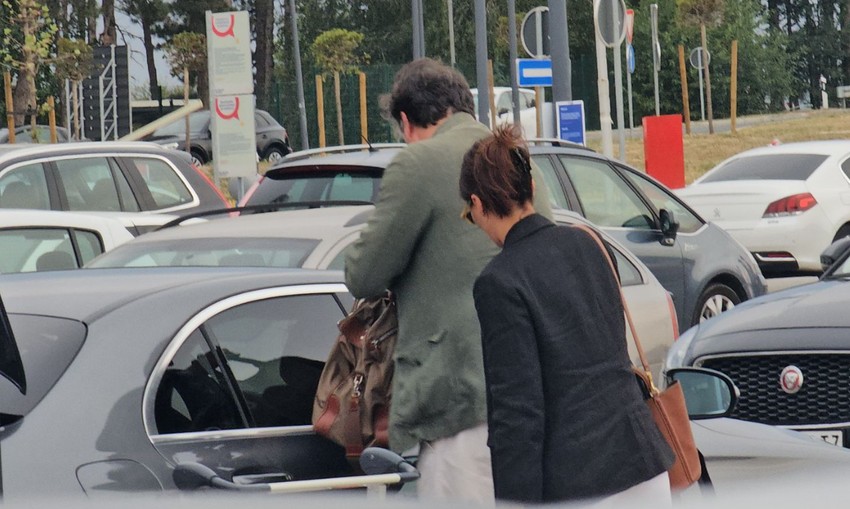 Dejan Bodiroga na aerodromu