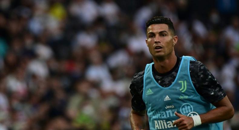 Cristiano Ronaldo is reportedly on the verge of a move to Premier League champions Manchester City Creator: MIGUEL MEDINA