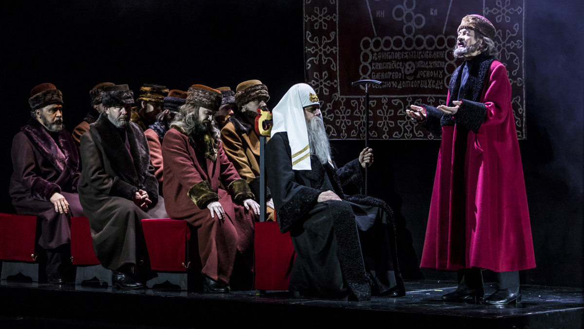 Zdjęcia ze spektaklu "Borys Godunow" w Teatrze Polskim w Warszawie
