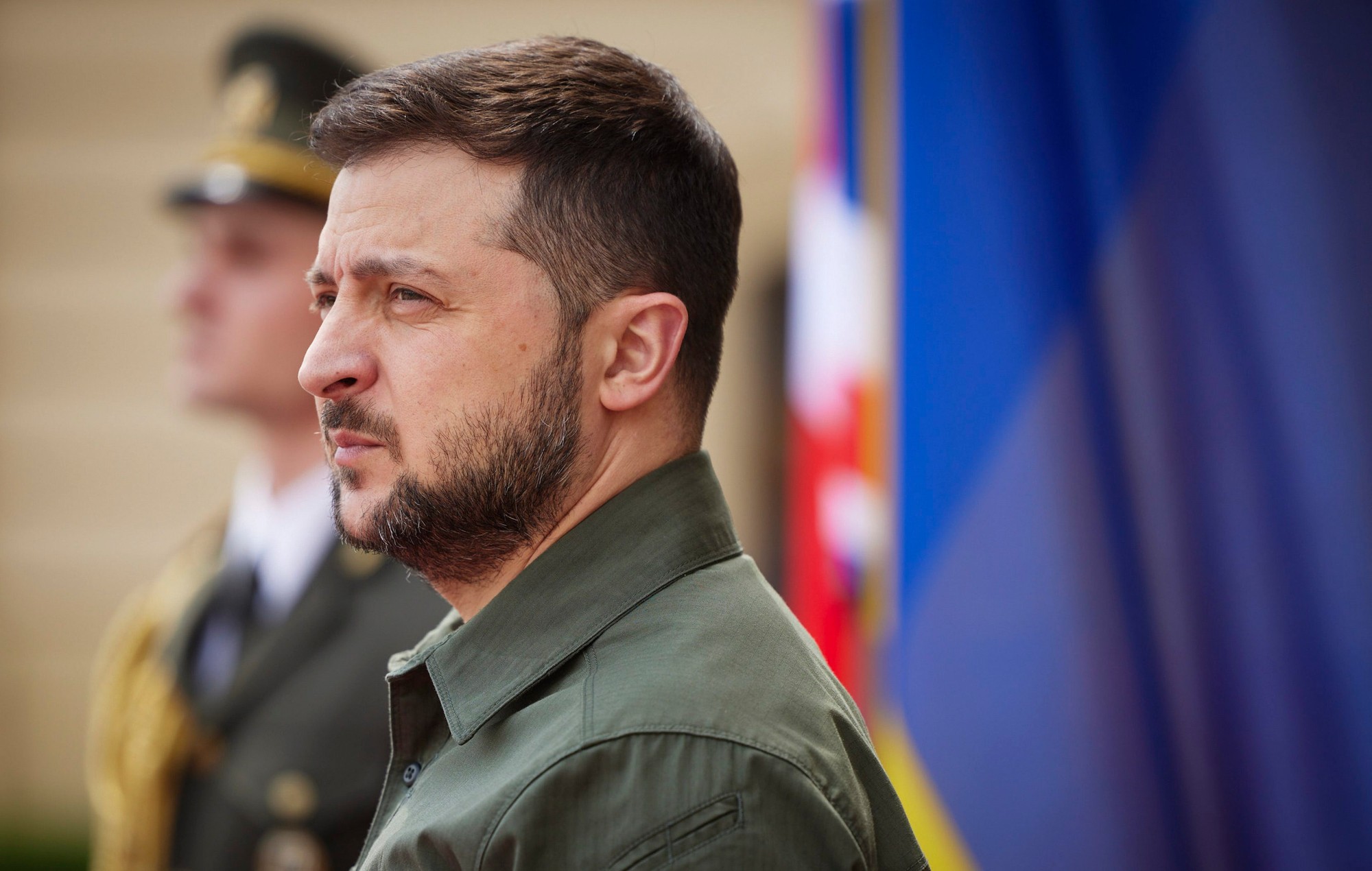 Ukrajinský prezident Volodymyr Zelenskyj. 