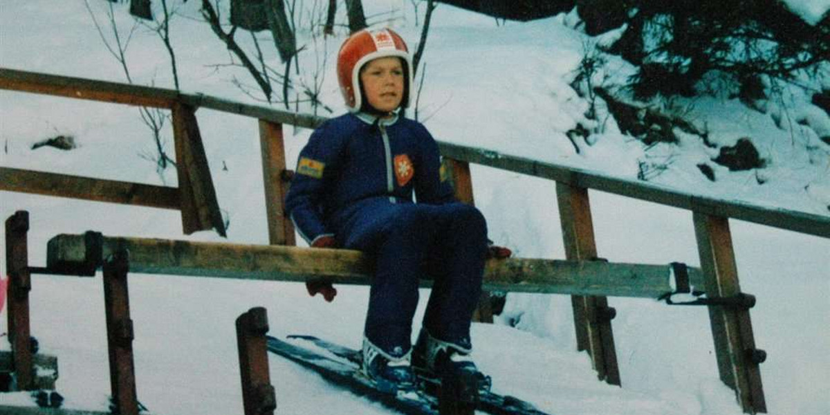 Kamil Stoch zaczął skakać już w wieku 9 lat
