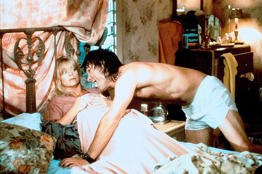 Goldie Hawn i Kurt Russell
"Dama za burtą"
reż. Garry Marshall, 1987 r.