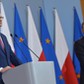 Premier Mateusz Morawiecki i ówczesny minister zdrowia Łukasz Szumowski