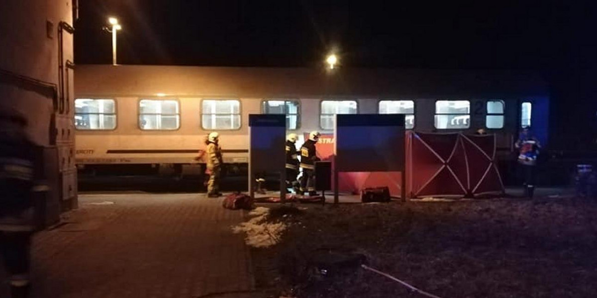 Tragedia na dworcu w Zagórzu. Zginał 50-latek