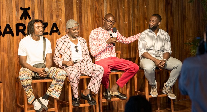 Sauti Sol teams up with John- Allan Namu to unveil a new platform called Shahara