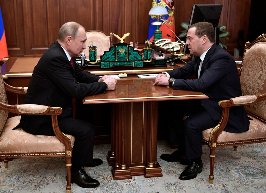 Vladimir Putin i Dmitrij Medvedev