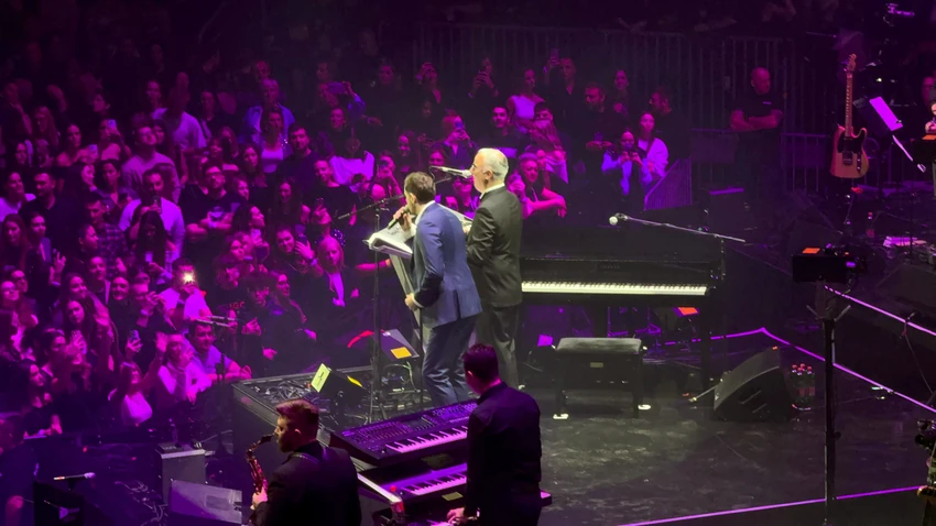 Mirza Selimović na koncertu kod Saše Matića