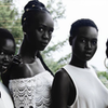The South Sudanese, particularly the Dinka and Nuer ethnic groups, are known for their exceptionally deep, dark complexions