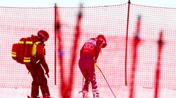 lindsey vonn upadła na trasie i uderzyła w siatkę bezpieczeństwa. zjazd alpejskiego pucharu świata odwołany