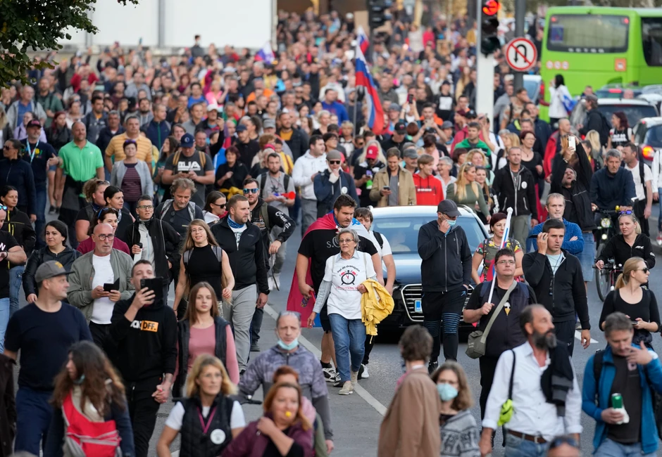 Protesti u Sloveniji zbog antikovid mera