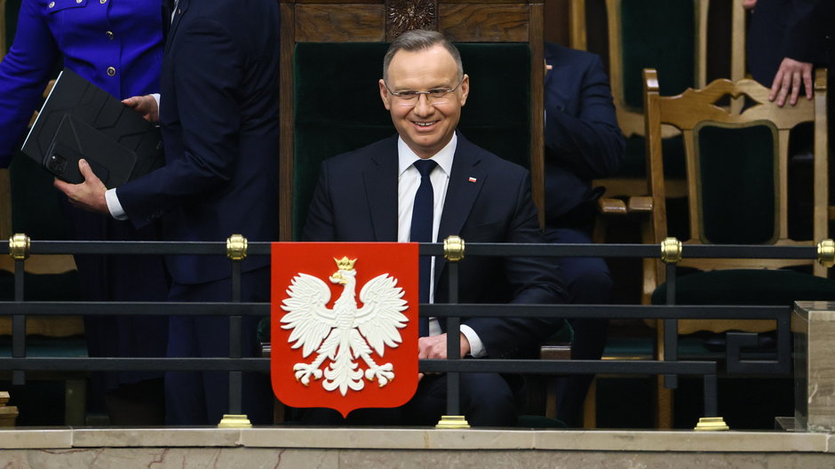 Prezydent Andrzej Duda 24 kwietnia w Sejmie