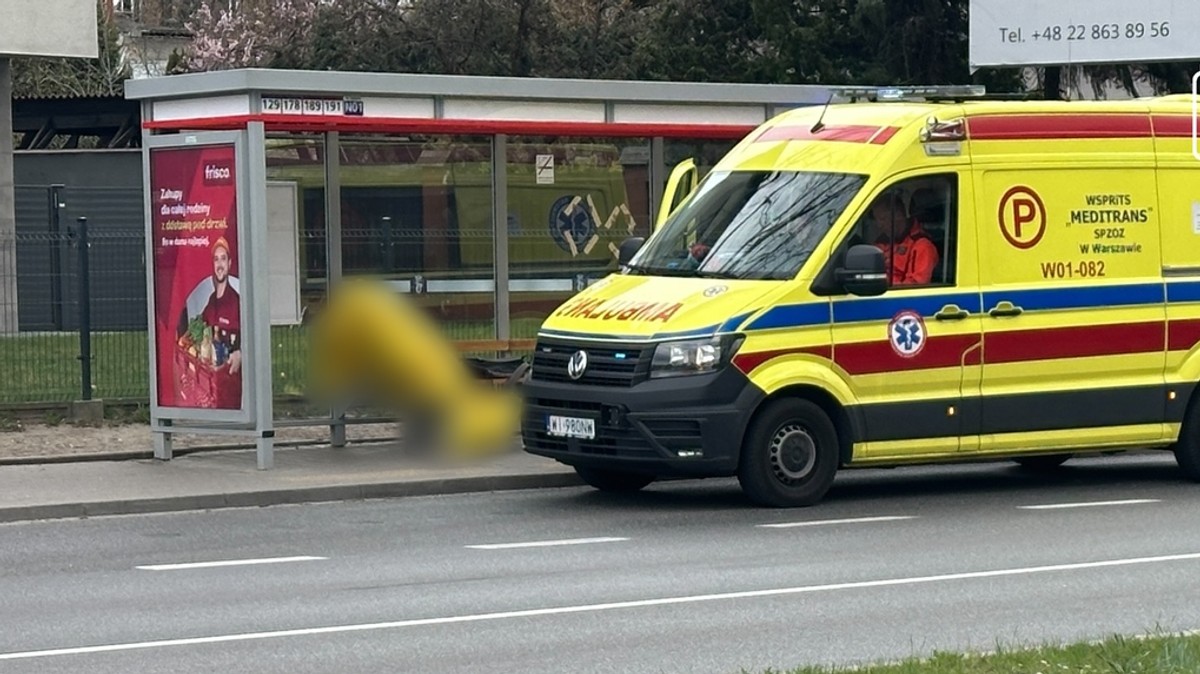Warsaw. They thought he was sleeping, nobody was interested. Tragedy at the stop