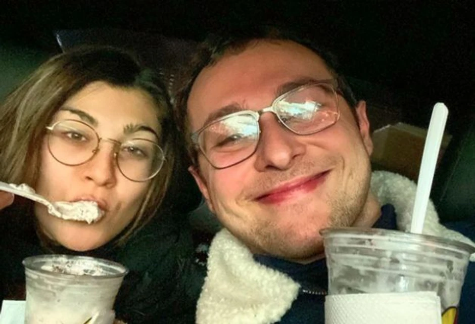 Jelena Mur sa mužem