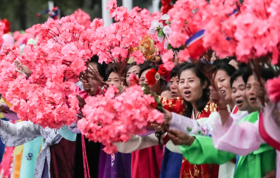 Doček južnokorejskog predsednika u Pjongjangu