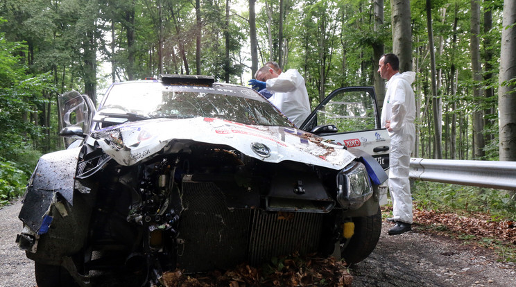 Halálos baleset történt a Miskolc Rallyn / Fotó: MTI - Vajda János