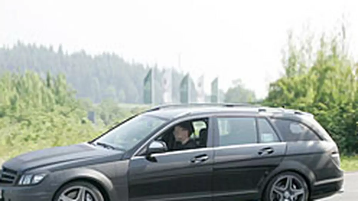 Zdjęcia szpiegowskie: Mercedes-Benz C 63 AMG także w wersji kombi