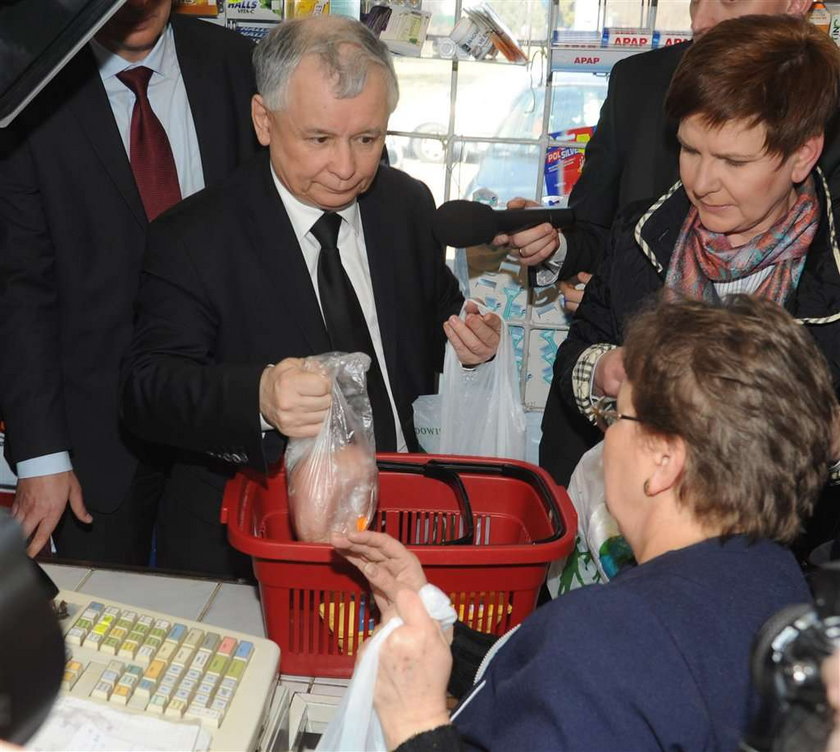 Kaczyński znowu ruszył na zakupy