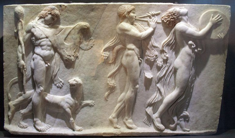 Hera skazała Dionizosa na szaleństwo i wieczną tułaczkę po świecie.