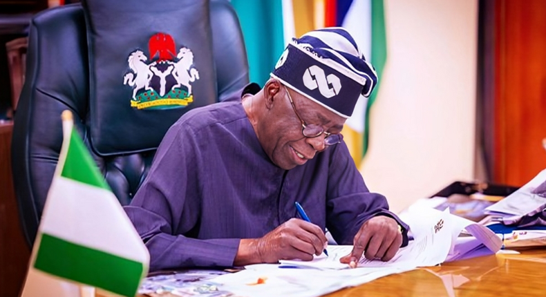 President Bola Tinubu signed the National Student Loan Bill after the National Assembly amended the report from the Committee on Tertiary Institutions and TETFund. [The Presidency Nigeria/X]