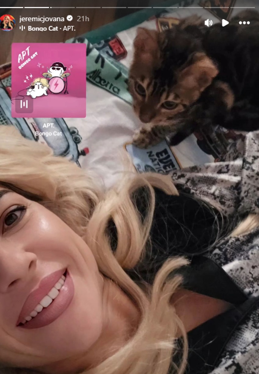 Jovana Jeremić, objava