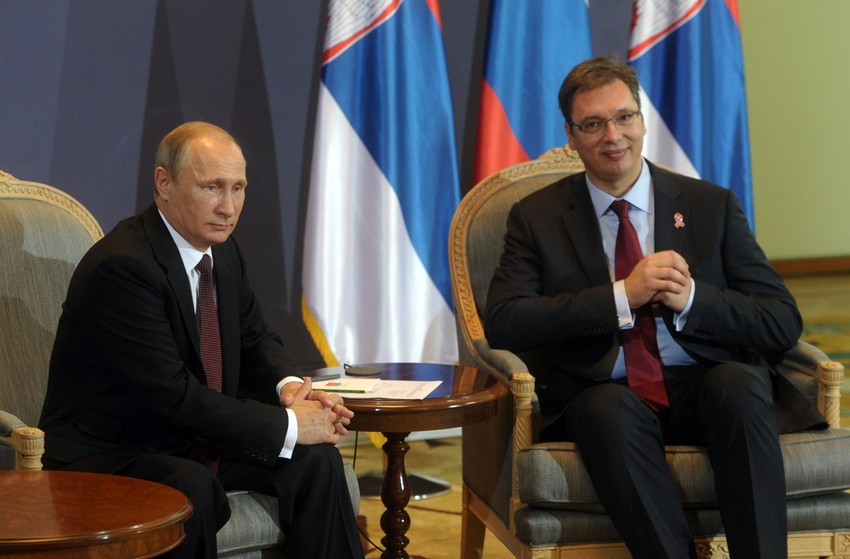 Aleksandar Vučić i Vladimir Putin