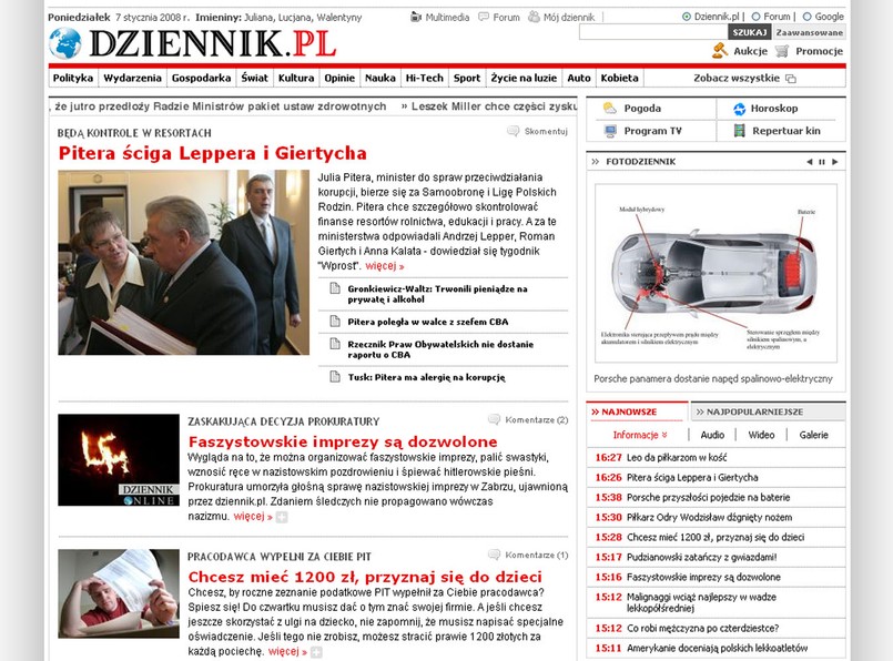 Dziennik.pl na 4. miejscu wśród najczęściej cytowanych serwisów internetowych