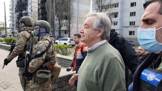 Sekretarz generalny ONZ Guterres z wizytą w Ukrainie
