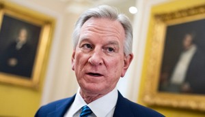 Sen. Tommy Tuberville mused that Ukraine would have to give us part of their country in order to pay back a loan from the United States.Tom Williams/CQ-Roll Call via Getty Images