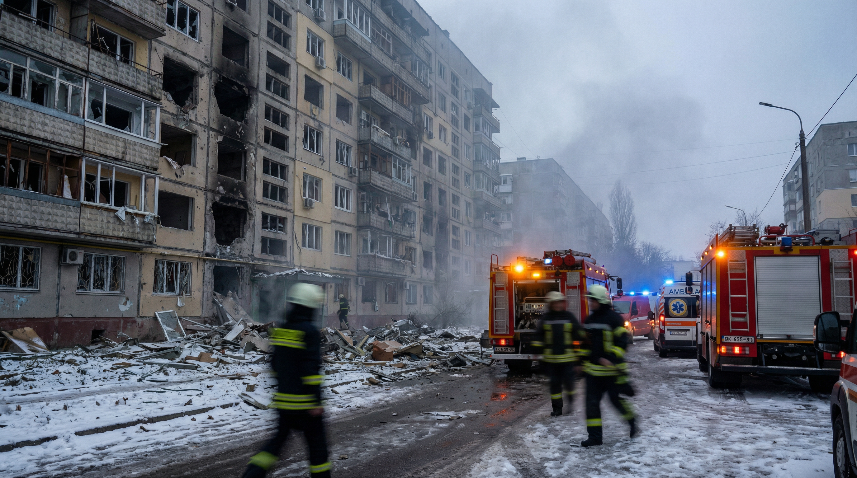 Mindestens ein Toter: Russland greift Kyjiw und Charkiw nach Friedensgesprächen an